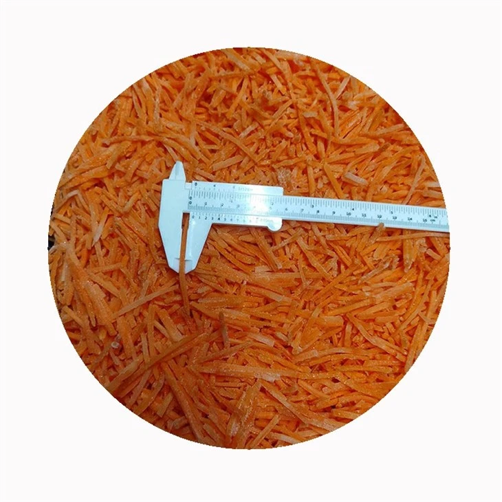 Blanched carrot preparation for frozen storage quality